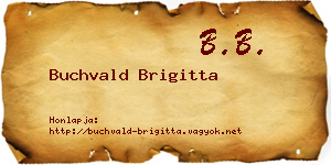 Buchvald Brigitta névjegykártya